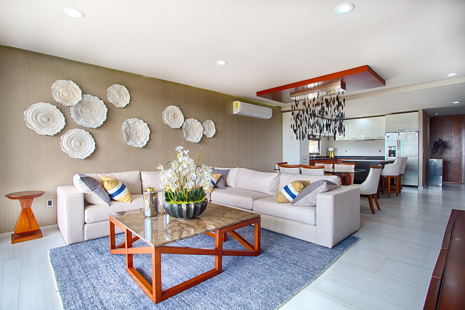 Quadrant luxury vista sala y cocina